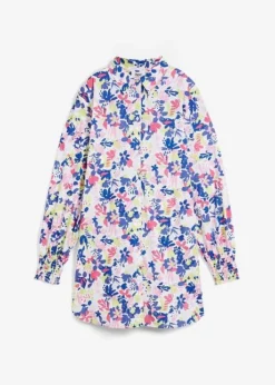 Blouse Longue Et Ample, Manches Longues