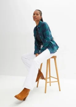 Jean Mid-waist Extensible, Bootcut -Mode Femme 23195035 CFkln0Ud