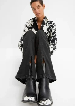 Rainbow Jean Flare à Fentes -Mode Femme 23196031 XETHP4GC