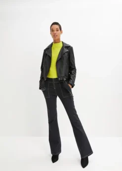 Rainbow Jean Flare à Détail Zippé -Mode Femme 23196351 MGhHyqDW