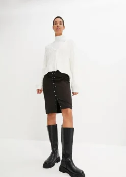 Jupe Crayon à Rivets -Mode Femme 23198038 pwEqBkrr