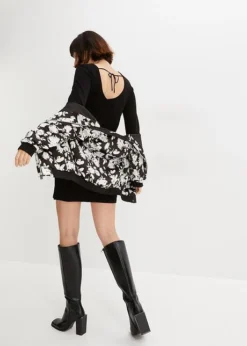 Rainbow Robe En Maille à Décolleté Profond Dans Le Dos -Mode Femme 23198667 ZCJGZQ7p