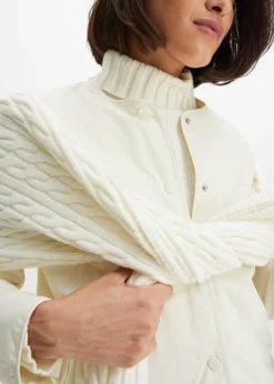 Veste Matelassée Courte Sans Col -Mode Femme 23198746 p783Zu8Z