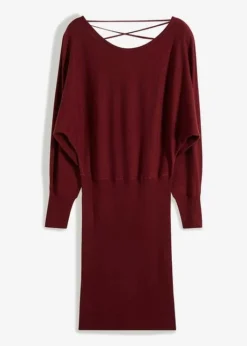 Robe En Maille à Laçage