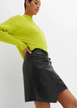 Jupe Enduite -Mode Femme 23202806 PrWiYQkk