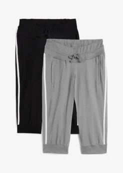 Lot De 2 Pantalons De Jogging En Coton, Coupe Corsaire 15 Lot De 2 Pantalons De Jogging En Coton, Coupe Corsaire -Mode Femme 23203594 THTHRPa9