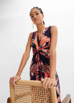 Robe Longue Avec Détail Croisé -Mode Femme 23203843 aNQZVzyE