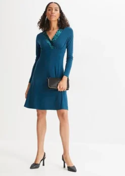 Robe Avec Application De Sequins 10 Robe Avec Application De Sequins -Mode Femme 23204059 c8sE6LiU