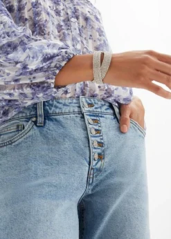 Jean Mom Avec Boutons Recouverts De Strass 10 Jean Mom Avec Boutons Recouverts De Strass -Mode Femme 23204591 NDmf4tZY