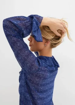 Rainbow Blouse Avec Ruchés En Polyester Recyclé -Mode Femme 23206965 4KVZM3yN