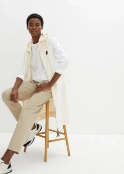 Long Gilet Sans Manches En Molleton -Mode Femme 23208382 XP5V4y3G