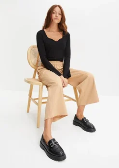 Jupe-culotte Cargo, Taille Extensible -Mode Femme 23209219 OauZnDxt