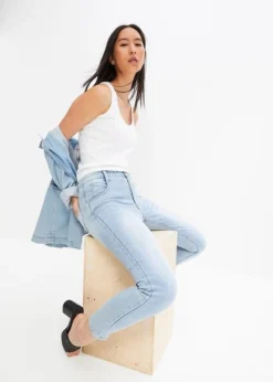 Jean Taille Moyenne Skinny, Raccourci -Mode Femme 23209527 dlcTb8c1