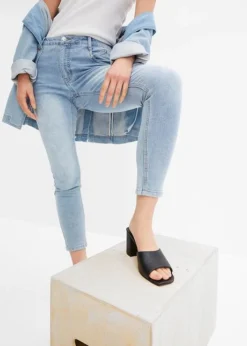 Jean Taille Moyenne Skinny, Raccourci -Mode Femme 23209528 Qd9cXyX7