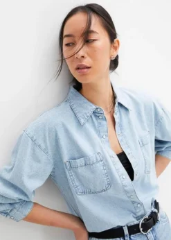 Chemise En Jean Oversize -Mode Femme 23209541 DwsAasN5