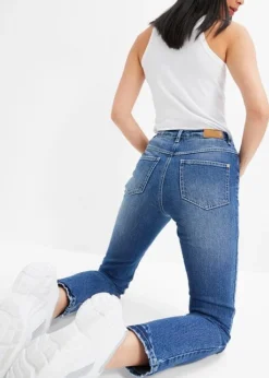 Jean Droit Taille Haute -Mode Femme 23209565 b7OAB0UG