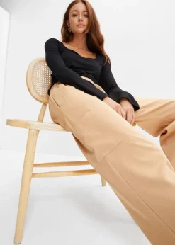 Jupe-culotte Cargo, Taille Extensible -Mode Femme 23209693 xH795Gg4