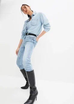 Chemise En Jean Oversize -Mode Femme 23209698 OcWhydDY