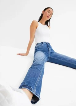 Jean Droit Taille Haute -Mode Femme 23209712 k9eDdPc8