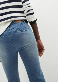 Jean Straight Taille Moyenne, Raccourci -Mode Femme 23209920 istKHh0B