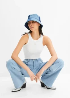 Rainbow Jean Large Avec Coutures Décoratives -Mode Femme 23210724 7lDYSb9k