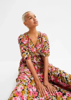 Rainbow Robe Midi à Poches -Mode Femme 23211413 GRI1hP4L