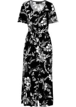 Robe Longue En Viscose Avec Fente Sur La Jupe -Mode Femme 23211767 BQBj8enE