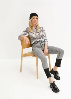 Rainbow Jean Skinny à Base Contrastante -Mode Femme 23211936 V0Q6MDTE