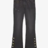 Jean 7/8 Bootcut Avec Boutons Décoratifs