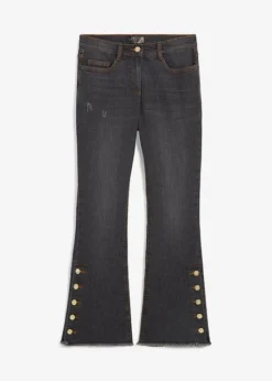 Jean 7/8 Bootcut Avec Boutons Décoratifs