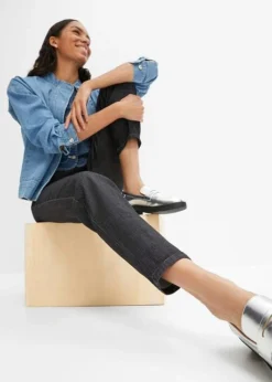 Jean Mom Taille Haute, Stretch -Mode Femme 23213265 bafI2CT9