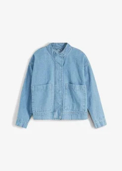 Veste En Jean Avec Détails Cargo