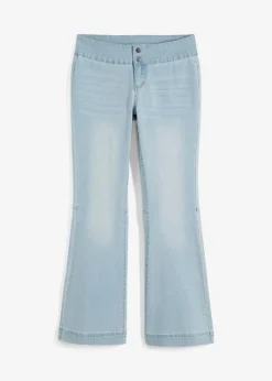 Jean Bootcut Taille Moyenne, Stretch