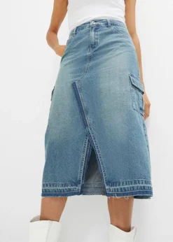 Rainbow Jupe En Jean Avec Poches Cargo -Mode Femme 23214308 E1GpPF3K