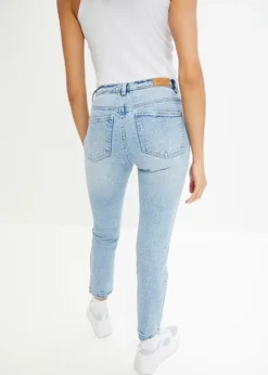 Jean Slim Taille Moyenne, Cropped -Mode Femme 23214391 8MIBAtXI