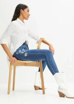 Jean Skinny Avec Broderie -Mode Femme 23214403 rwn2xptR