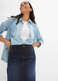 Jupe En Jean Extensible -Mode Femme 23214419 bSuEC4uh