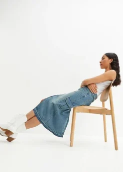 Rainbow Jupe En Jean Avec Poches Cargo -Mode Femme 23214464 wGkR5eEr