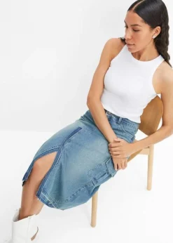 Rainbow Jupe En Jean Avec Poches Cargo -Mode Femme 23214468 vPPVheEK