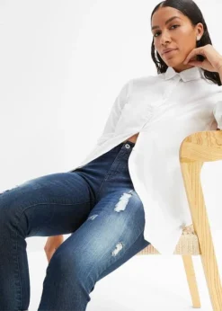 Rainbow Jean Skinny Raccourci Avec Effets Destroy -Mode Femme 23214472 6uGglYHw