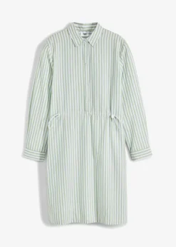 Robe-blouse Avec élastique à La Taille Et Poches, Longueur Genou