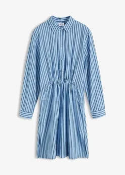 Robe-blouse Avec élastique à La Taille Et Poches, Longueur Genou -Mode Femme 23214564 Pxpa8XJn