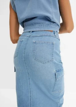 Jupe Cargo En Jean -Mode Femme 23214591 DdsyfMJu