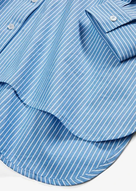 Long Chemisier à Manches Retroussées 7 Long Chemisier à Manches Retroussées – Image 7