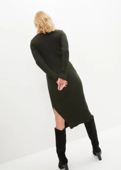 Robe En Maille à Col Polo -Mode Femme 23214761 USAp9DYU