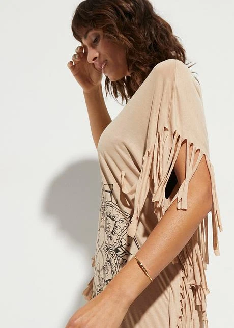 Robe-tunique De Plage En Viscose 5 Robe-tunique De Plage En Viscose – Image 5