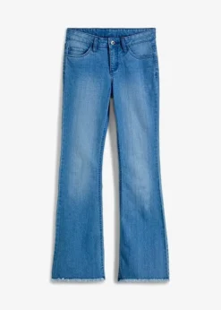 Rainbow Jean Flare Avec Base Effilochée -Mode Femme 23215672 EyhuQd9e