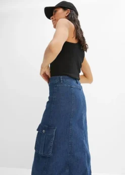 Jupe Extensible Confortable Avec Poches Cargo -Mode Femme 23215762 l1JoU8Es