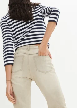 Jean Mid Waist Mom, Extensible 12 Jean Mid Waist Mom, Extensible -Mode Femme 23217036 gkar2OVd