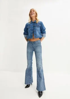 Rainbow Jean Flare Avec Mélange De Motifs 11 Rainbow Jean Flare Avec Mélange De Motifs -Mode Femme 23217589 4wf38aYh